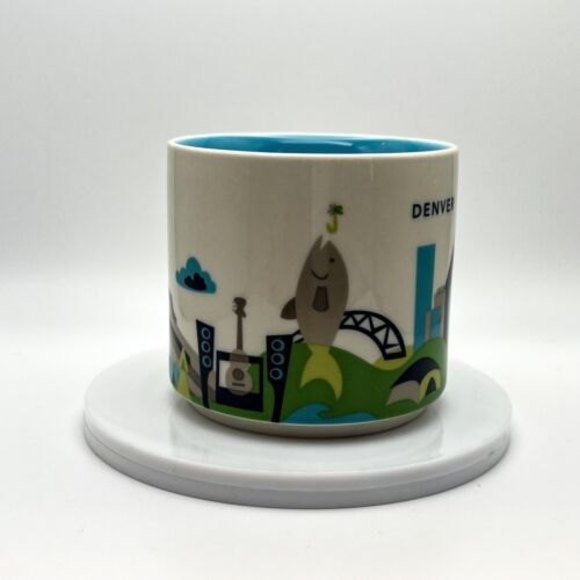 Starbucks 2014 Denver You Are Here' Coffee Mug Cup 14 Oz - Picture 5 of 12